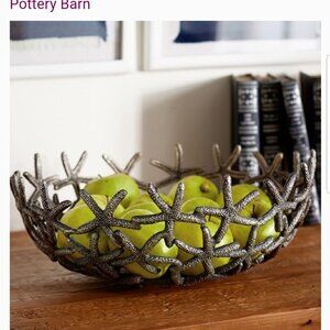 Pottery Barn Coastal Starfish Serve Bowl